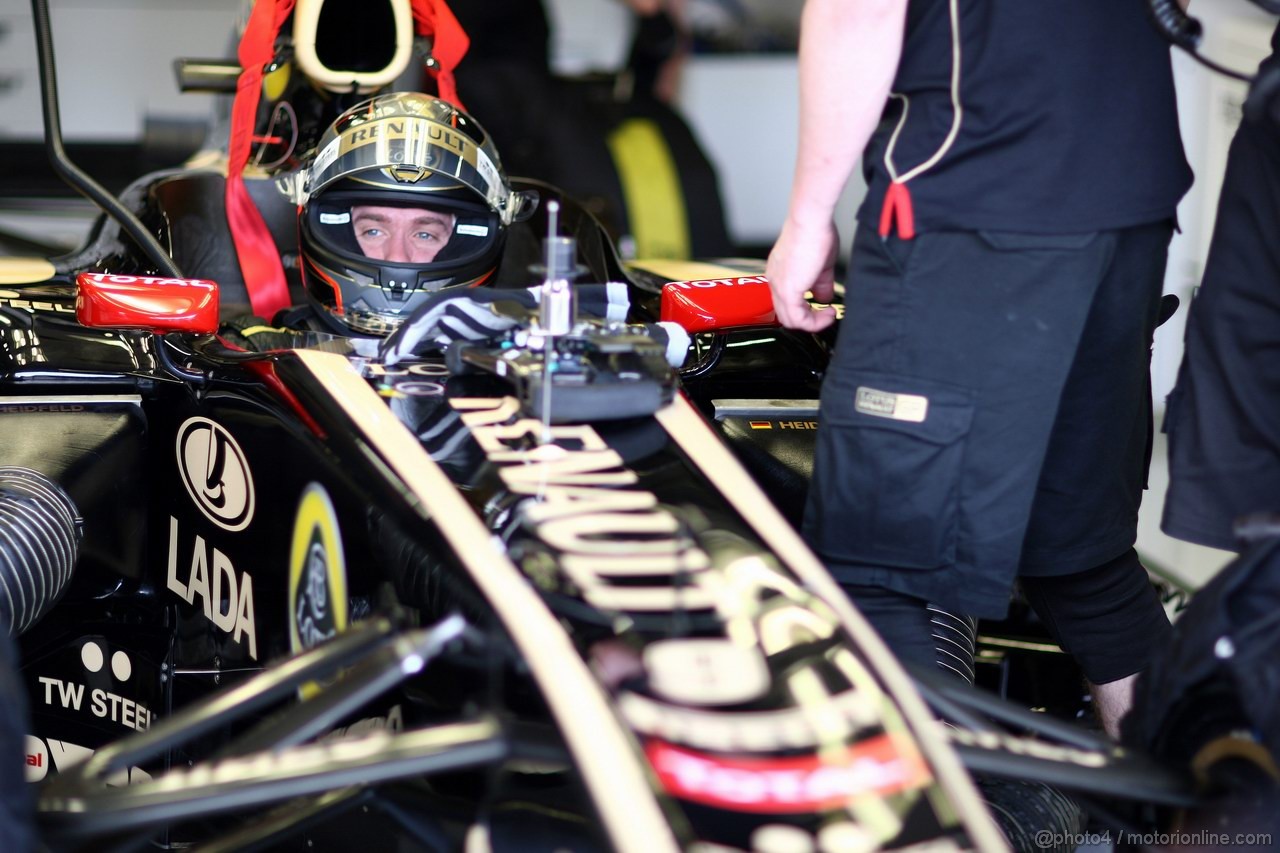 GP GRAN BRETAGNA, 09.07.2011- Prove Libere 3, Sabato, Nick Heidfeld (GER) Lotus Renault GP R31  