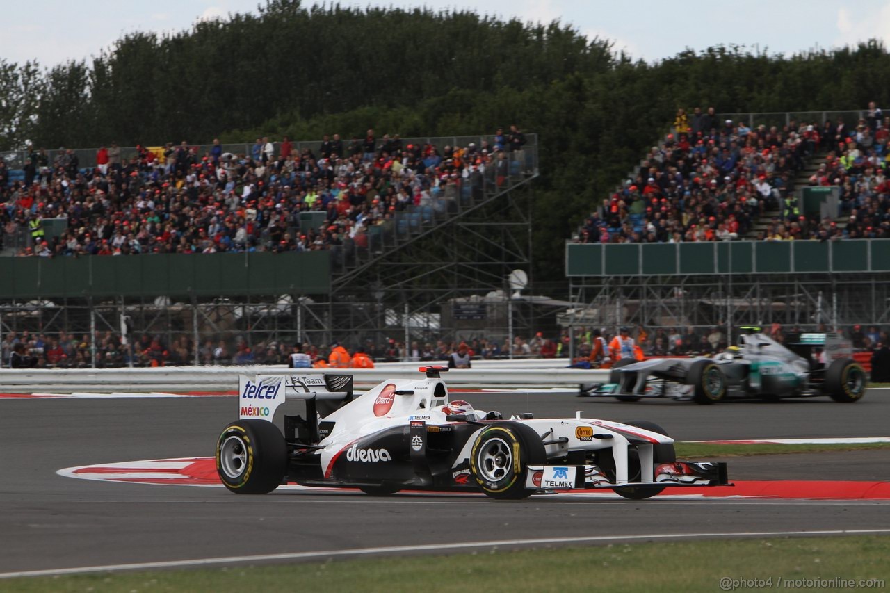 GP GRAN BRETAGNA, 09.07.2011- Qualifiche, Kamui Kobayashi (JAP), Sauber F1 Team C30 