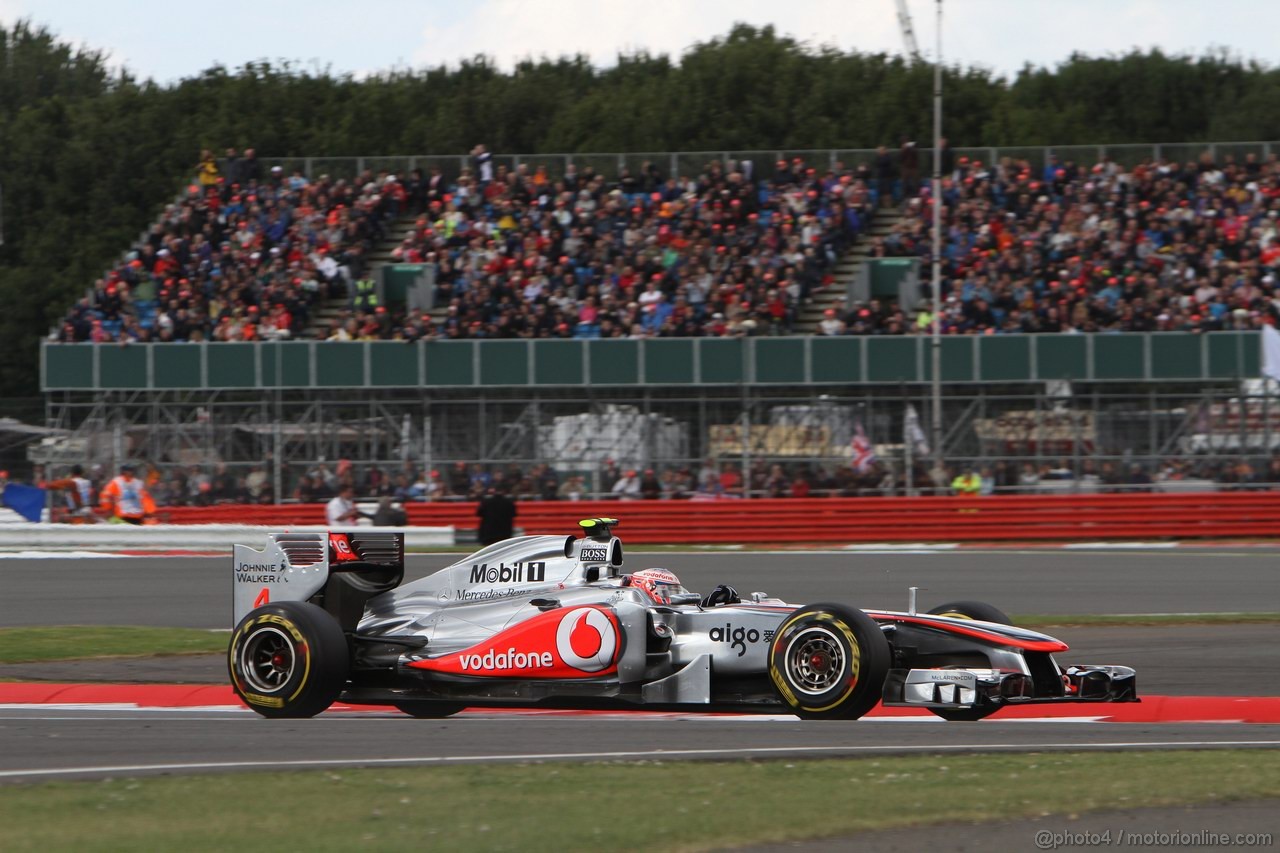 GP GRAN BRETAGNA, 09.07.2011- Qualifiche, Jenson Button (GBR), McLaren  Mercedes, MP4-26 