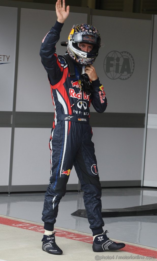 GP GRAN BRETAGNA, 09.07.2011- Qualifiche, Sebastian Vettel (GER), Red Bull Racing, RB7 secondo 