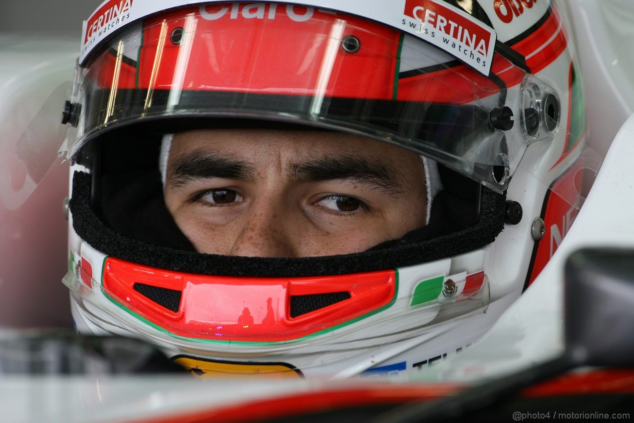 GP GRAN BRETAGNA, 08.07.2011- Prove Libere 1, Venerdi', Sergio Pérez (MEX), Sauber F1 Team C30 