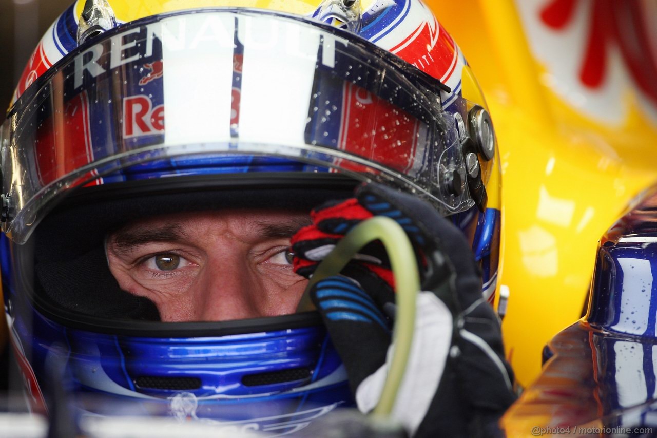 GP GRAN BRETAGNA, 08.07.2011- Prove Libere 1, Venerdi', Mark Webber (AUS), Red Bull Racing, RB7 