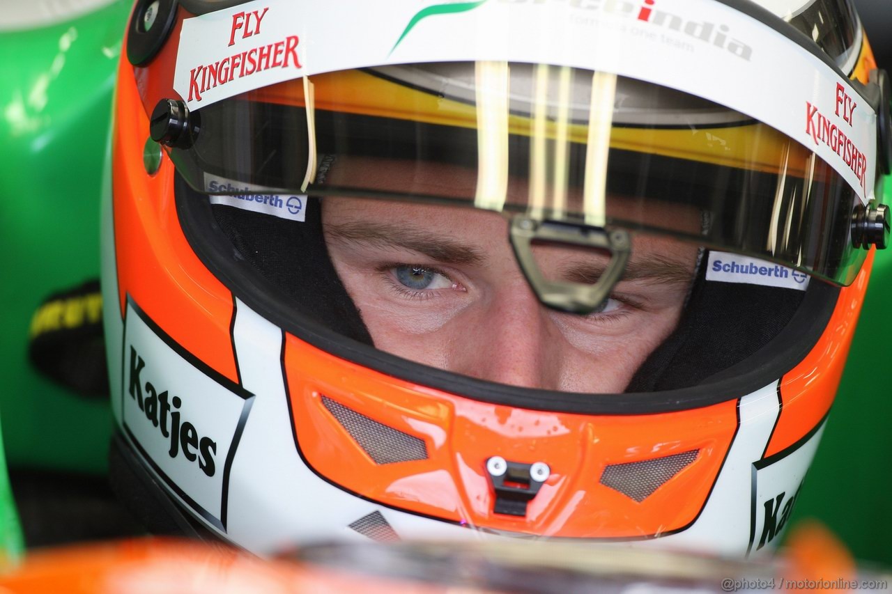 GP GRAN BRETAGNA, 08.07.2011- Prove Libere 1, Venerdi', Nico Hulkenberg (GER), Force India F1 Team, Test Driver 
