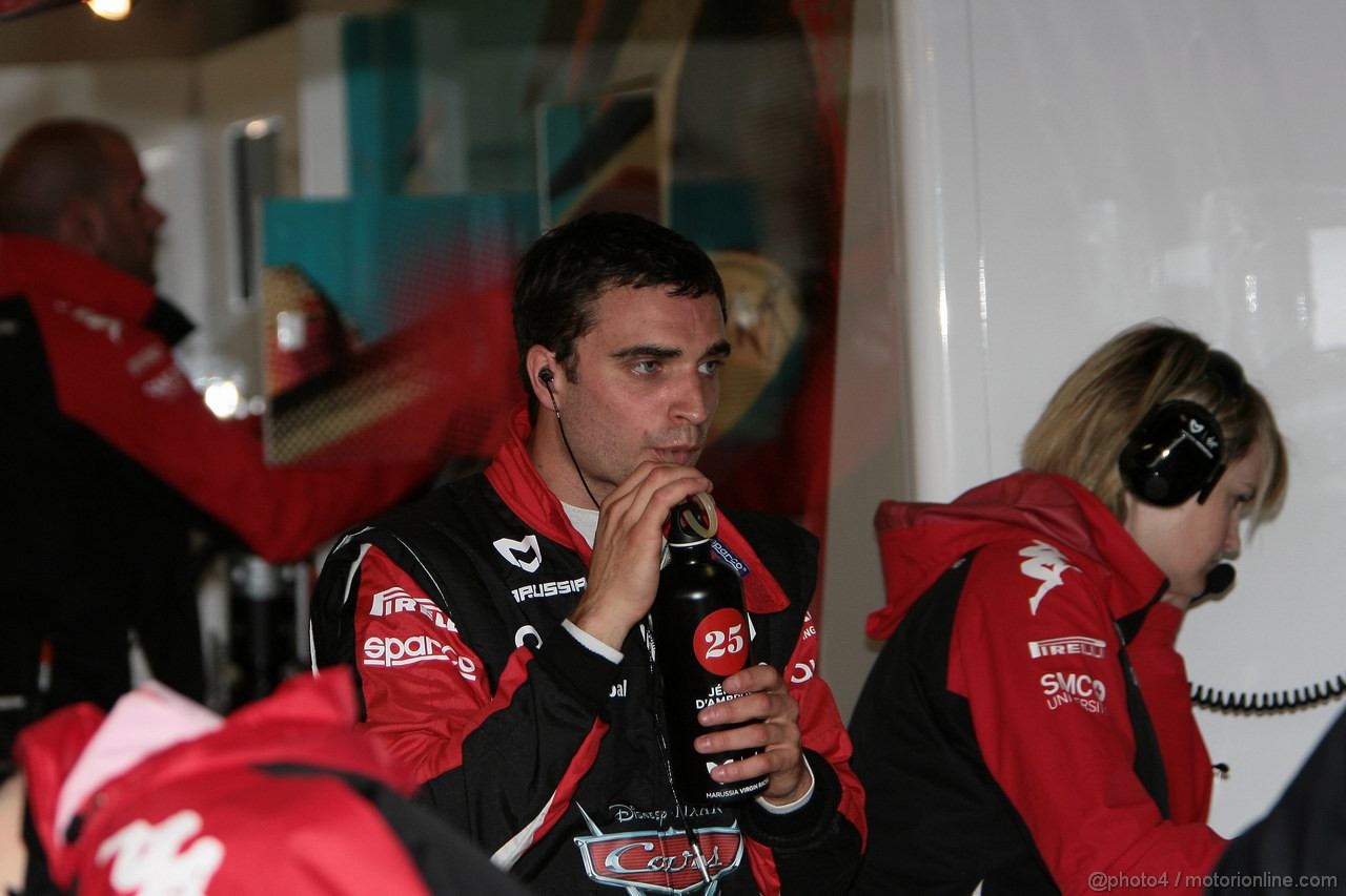 GP GRAN BRETAGNA, 08.07.2011- Prove Libere 1, Venerdi', Jerome D'Ambrosio (BEL), Marussia Virgin Racing VR-02 