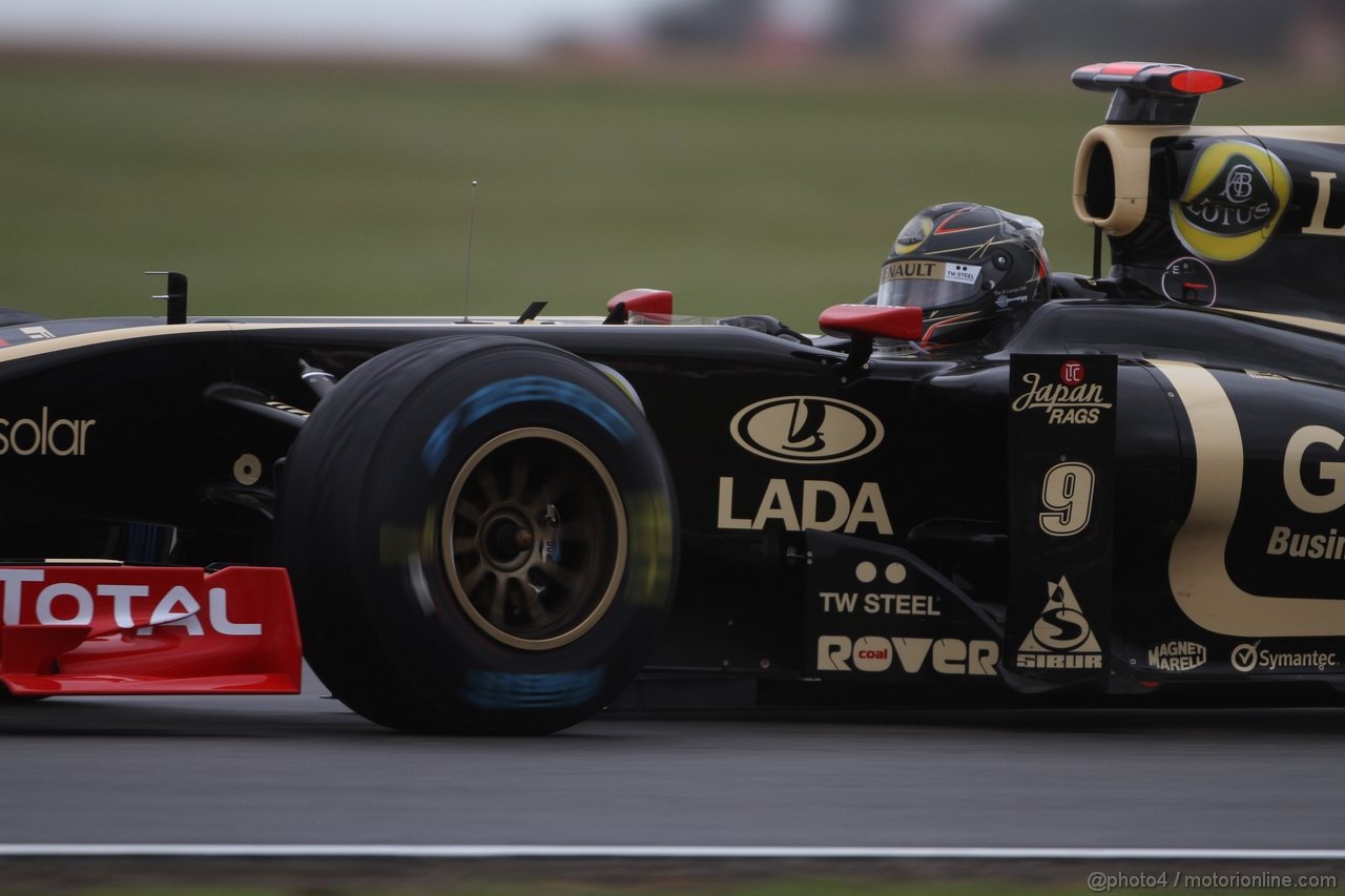 GP GRAN BRETAGNA, 08.07.2011- Prove Libere 1, Venerdi', Nick Heidfeld (GER) Lotus Renault GP R31  