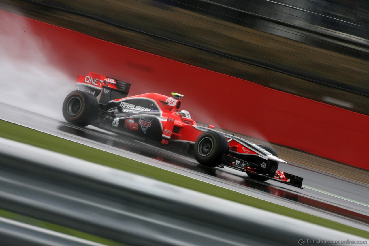 GP GRAN BRETAGNA, 08.07.2011- Prove Libere 2, Venerdi', Jerome D'Ambrosio (BEL), Marussia Virgin Racing VR-02 