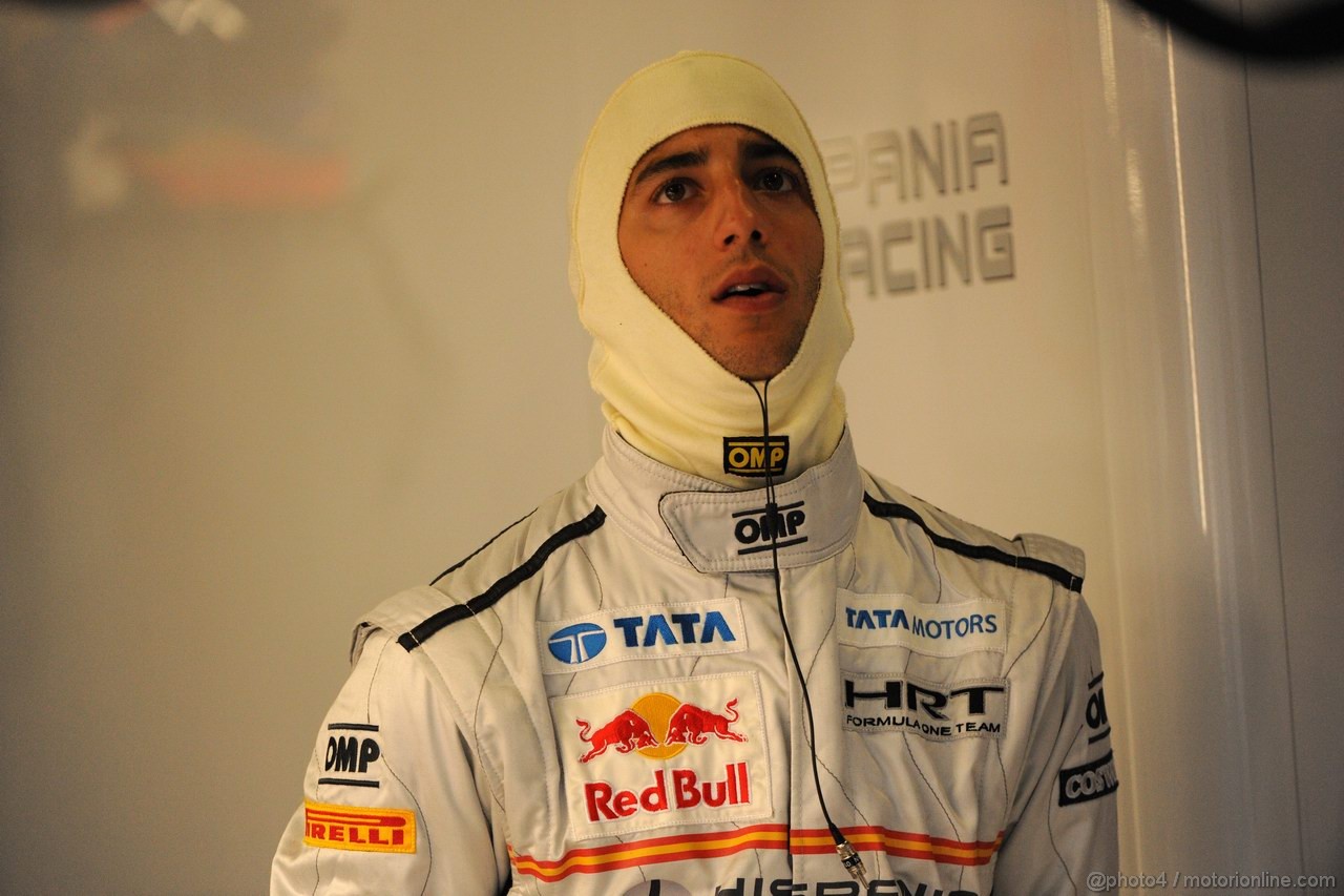 GP GRAN BRETAGNA, 08.07.2011- Prove Libere 2, Venerdi', Daniel Ricciardo (AUS), Hispania Racing F1 Team, HRT  