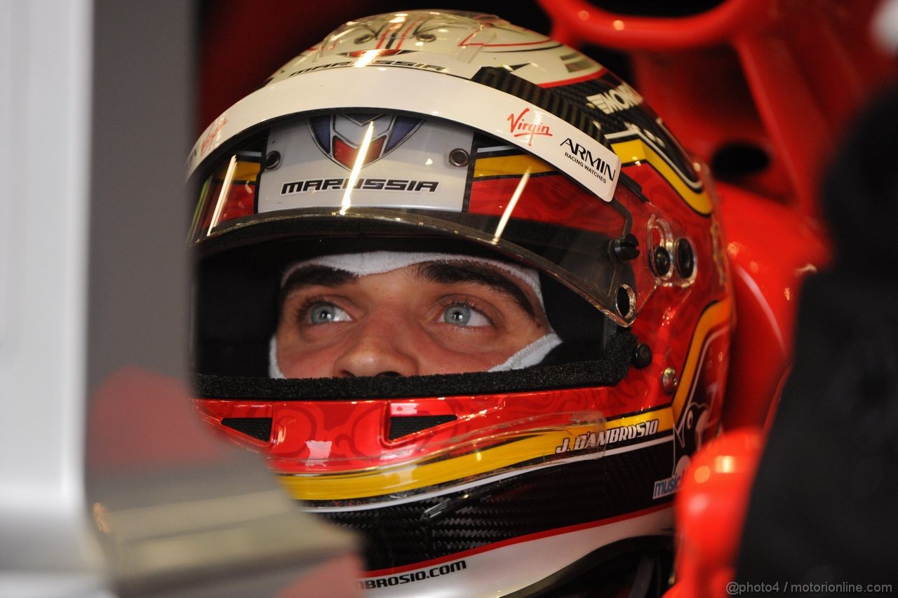 GP GRAN BRETAGNA, 08.07.2011- Prove Libere 2, Venerdi', Jerome D'Ambrosio (BEL), Marussia Virgin Racing VR-02 