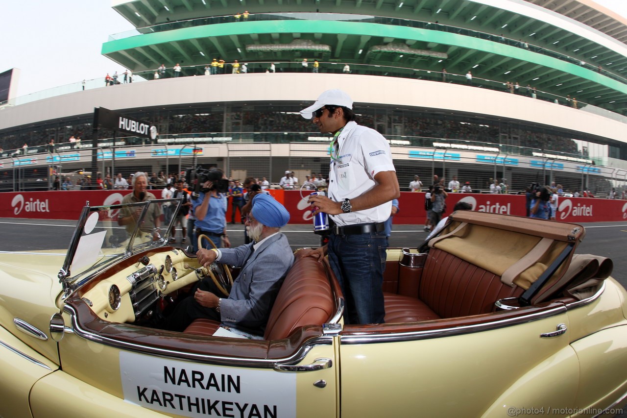 GP INDIA, Narain Karthikeyan (IND), HRT Formula One Team 