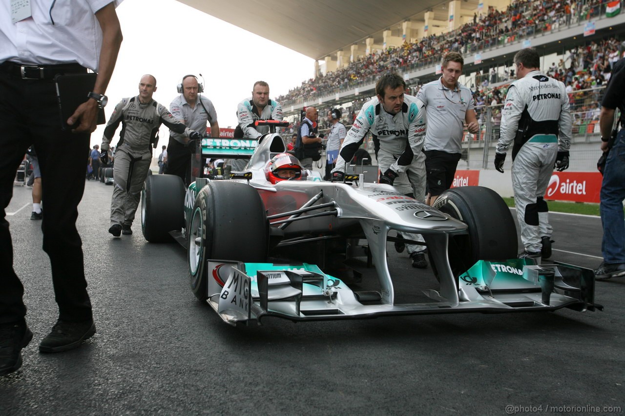 GP INDIA, Michael Schumacher (GER), Mercedes GP Petronas F1 Team