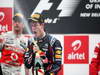 GP INDIA, Podium � 1st Sebastian Vettel (GER), Red Bull Racing, 2nd Jenson Button (GBR), McLaren Mercedes, 3rd Fernando Alonso (ESP), Ferrari & Adrian Newey (GBR), Red Bull Racing, Technical Operations Director
