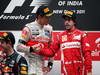GP INDIA, Podium � 1st Sebastian Vettel (GER), Red Bull Racing, 2nd Jenson Button (GBR), McLaren Mercedes, 3rd Fernando Alonso (ESP), Ferrari & Adrian Newey (GBR), Red Bull Racing, Technical Operations Director