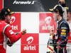GP INDIA, Podium � 1st Sebastian Vettel (GER), Red Bull Racing, 2nd Jenson Button (GBR), McLaren Mercedes, 3rd Fernando Alonso (ESP), Ferrari & Adrian Newey (GBR), Red Bull Racing, Technical Operations Director