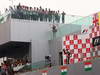 GP INDIA, Podium � 1st Sebastian Vettel (GER), Red Bull Racing, 2nd Jenson Button (GBR), McLaren Mercedes, 3rd Fernando Alonso (ESP), Ferrari & Adrian Newey (GBR), Red Bull Racing, Technical Operations Director