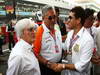 GP INDIA, Bernie Ecclestone (GBR)  & Vijay Mallya (IND) Force India F1 Team Owner