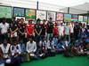GP INDIA, Formula 1 drivers & local school children