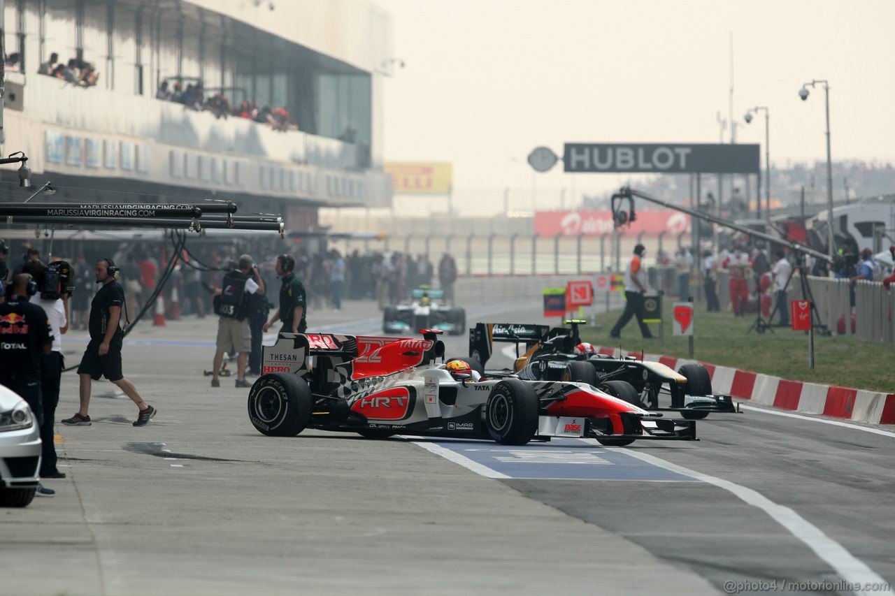 GP INDIA, Narain Karthikeyan (IND), HRT Formula One Team 