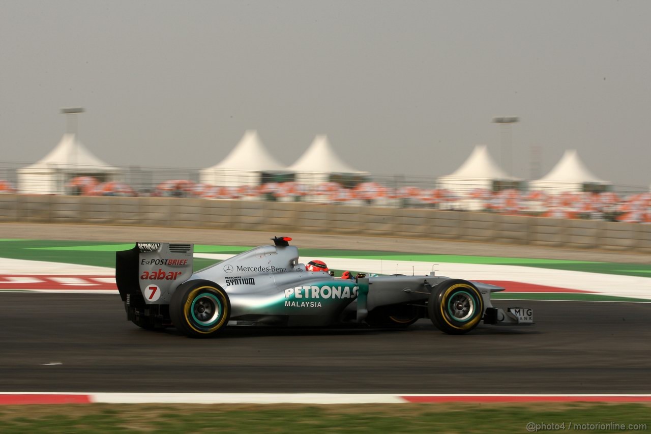 GP INDIA, Michael Schumacher (GER), Mercedes GP Petronas F1 Team 