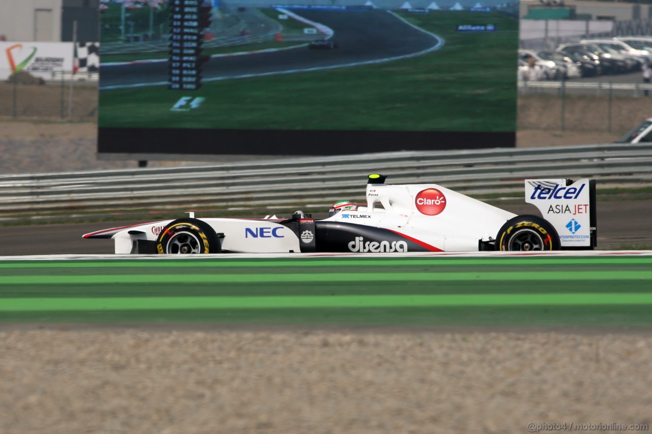 GP INDIA, Sergio Perez (MEX), Sauber F1 Team 