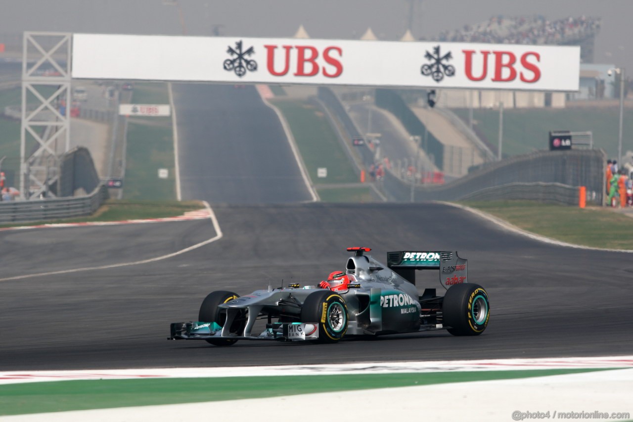 GP INDIA, Michael Schumacher (GER), Mercedes GP Petronas F1 Team 