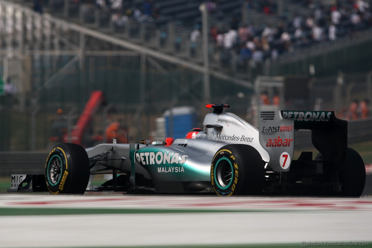 GP INDIA, Michael Schumacher (GER), Mercedes GP Petronas F1 Team 