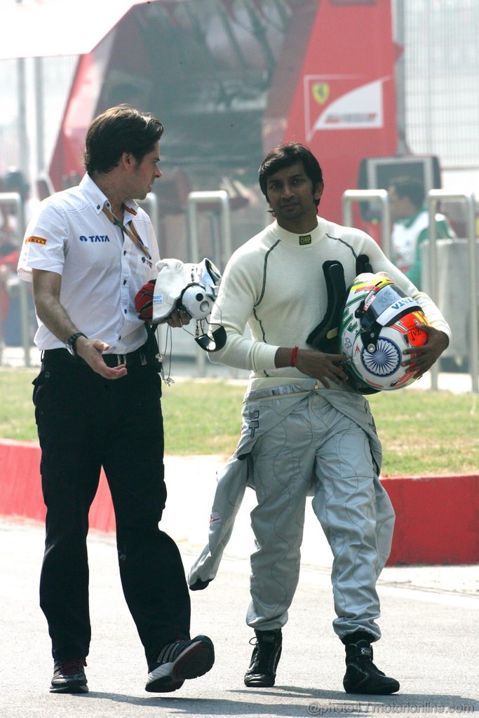 GP INDIA, Narain Karthikeyan (IND), HRT Formula One Team
