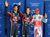 GP INDIA, Qualifiche � 1st Sebastian Vettel (GER), Red Bull Racing, 2nd Lewis Hamilton (GBR), McLaren Mercedes & 3rd Mark Webber (AUS), Red Bull Racing
