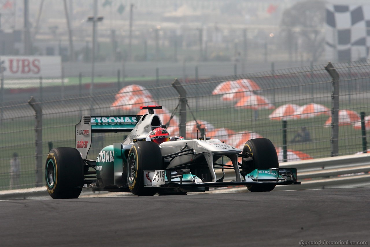 GP INDIA, Michael Schumacher (GER), Mercedes GP Petronas F1 Team