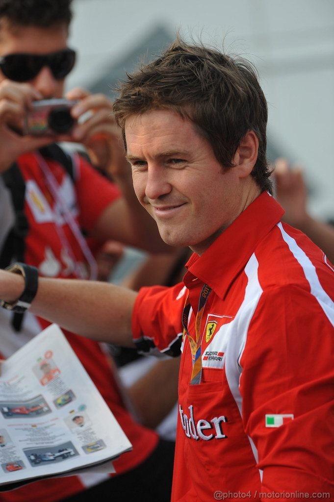 GP ITALIA, 11.09.2011- Rob Smedley, (GBR), Ferrari, Track Engineer of Felipe Massa (BRA) 
