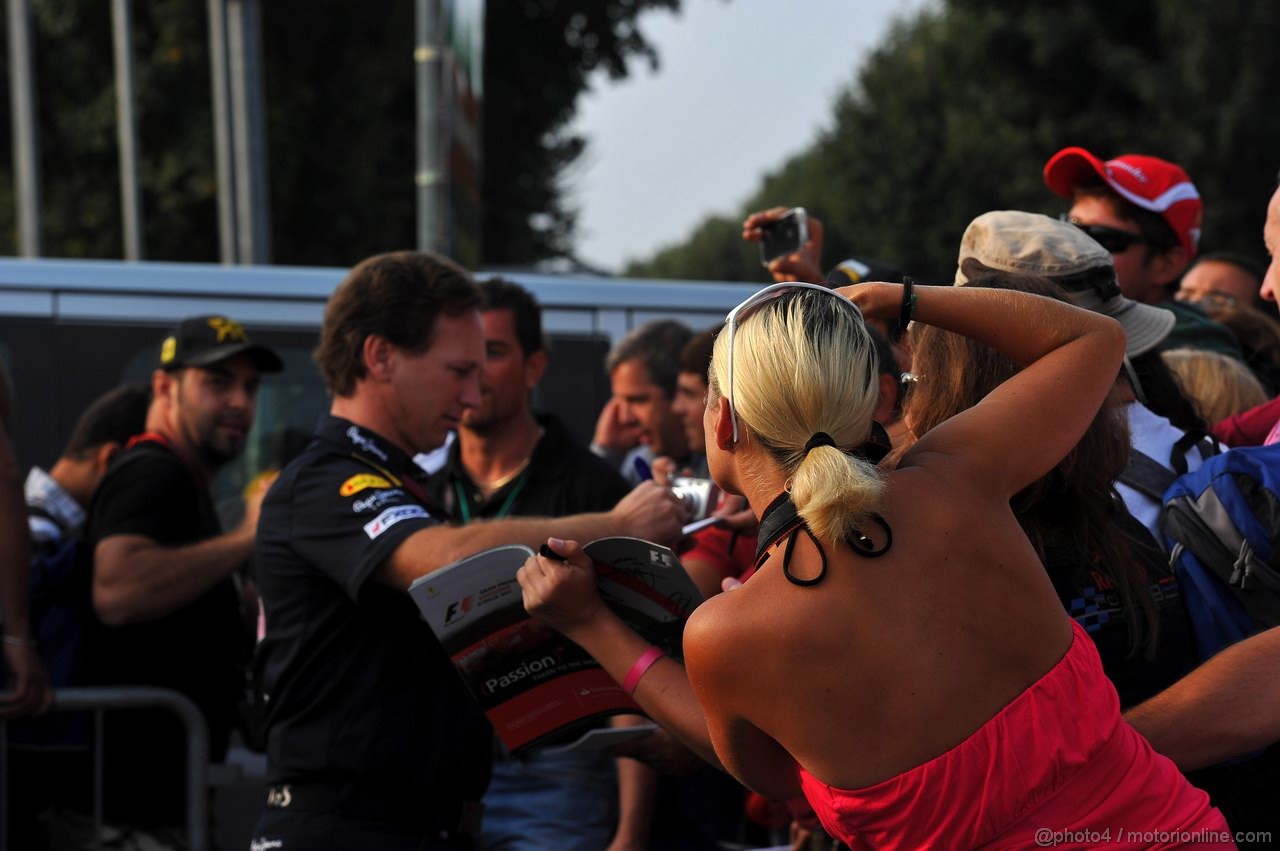 GP ITALIA, 11.09.2011- Christian Horner (GBR), Red Bull Racing, Sporting Director 