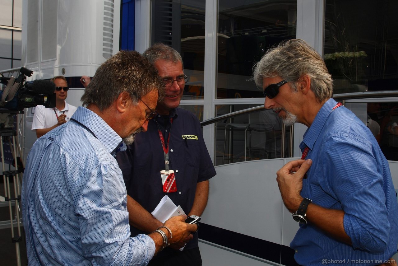 GP ITALIA, 11.09.2011- Gara 2, Eddie Jordan e Demon Hill