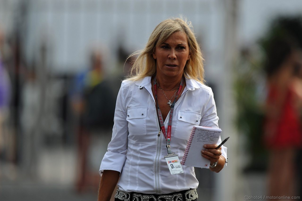 GP ITALIA, 11.09.2011- Claudia Peroni (ITA), Italian Journalist