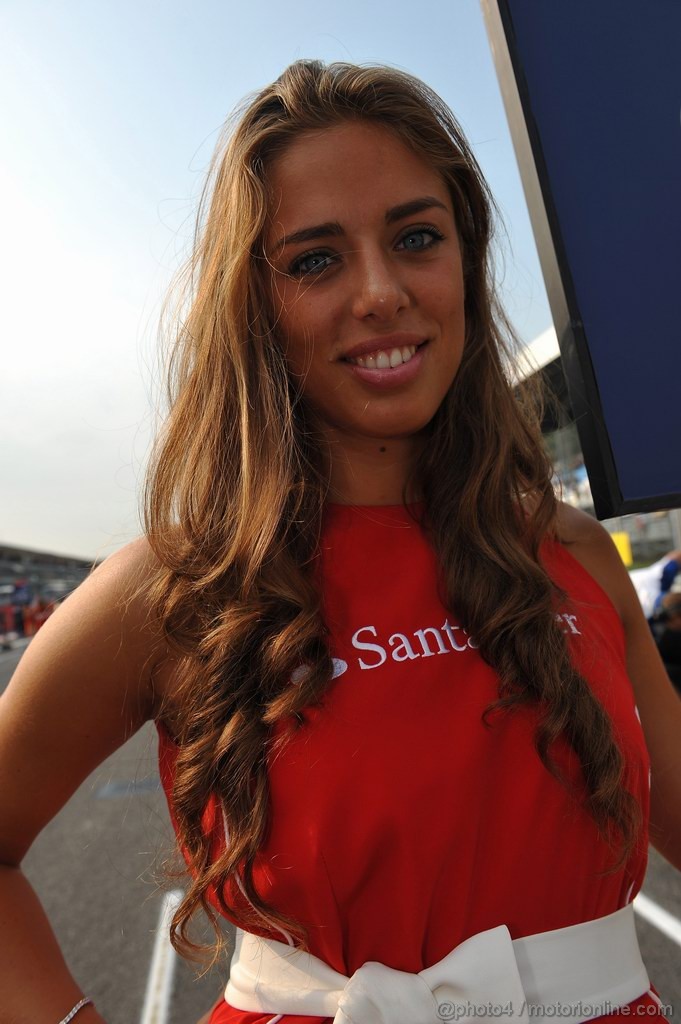 GP ITALIA, 11.09.2011- Gara 2, grid girl, pitbabes