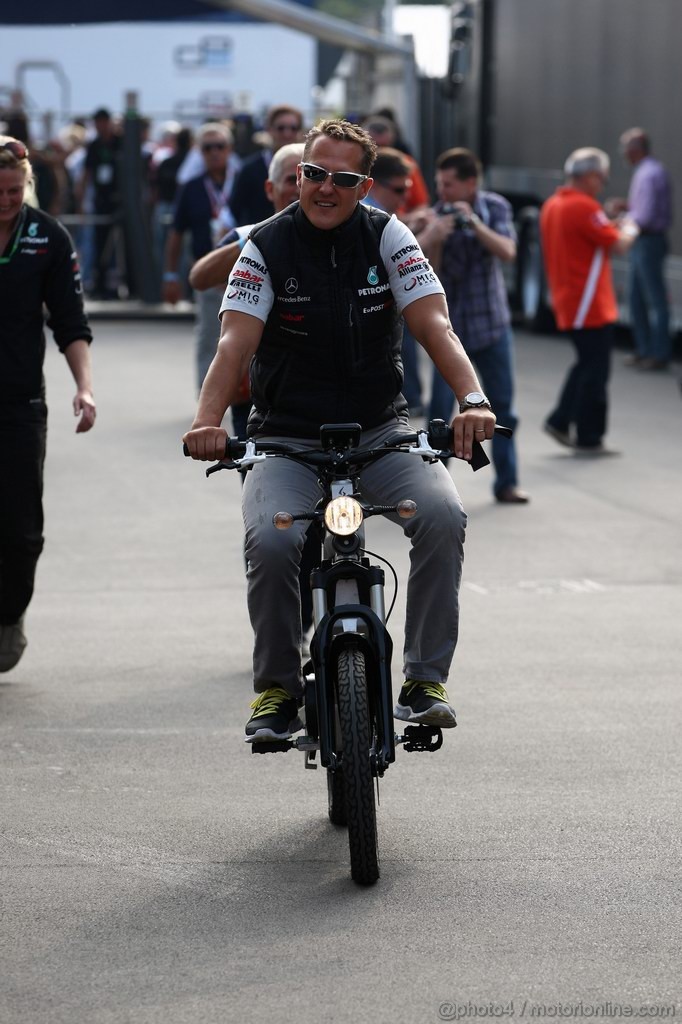 GP ITALIA, 11.09.2011- Michael Schumacher (GER), Mercedes GP Petronas F1 Team, MGP W02 