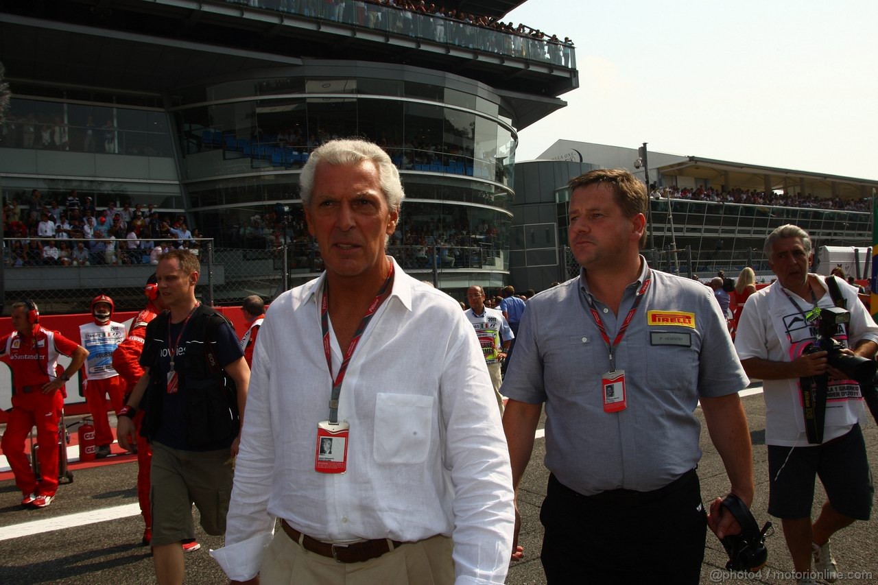 GP ITALIA, 11.09.2011- Gara, Marco Tronchetti Provera (ITA), Pirelli's President e Paul Hembery, Pirelli Motorspor Director 