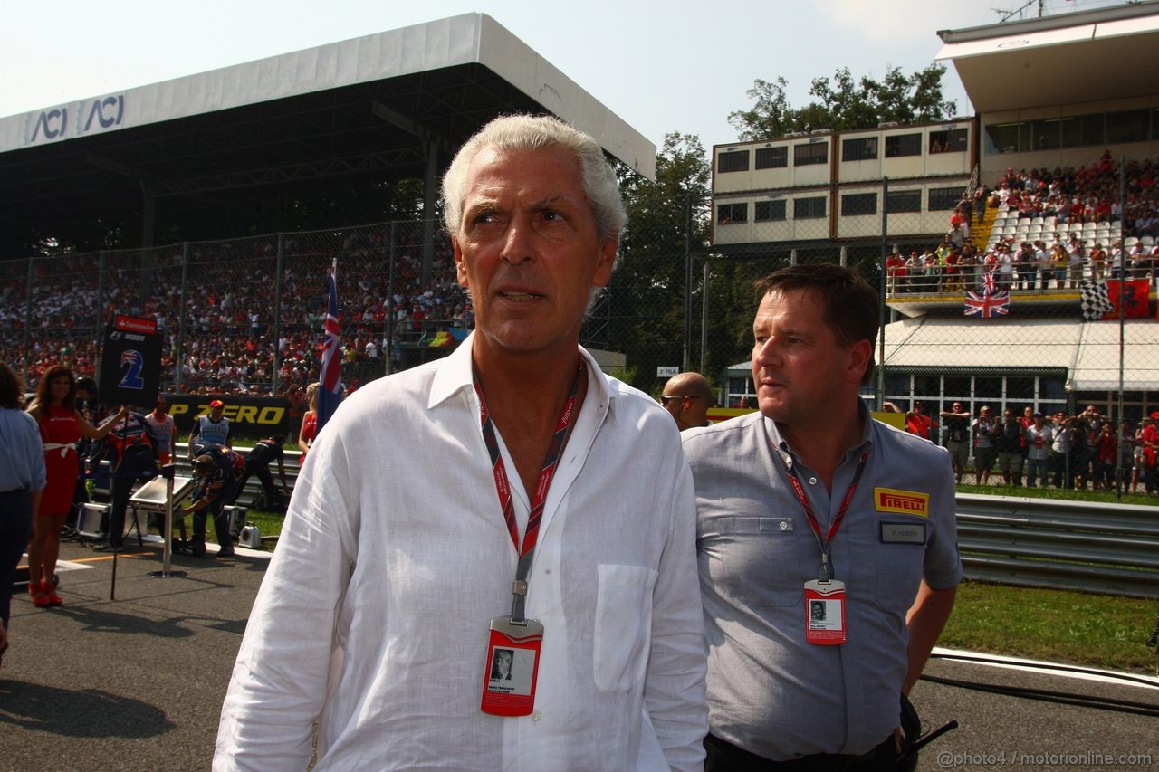 GP ITALIA, 11.09.2011- Gara, Marco Tronchetti Provera (ITA), Pirelli's President e Paul Hembery, Pirelli Motorspor Director 