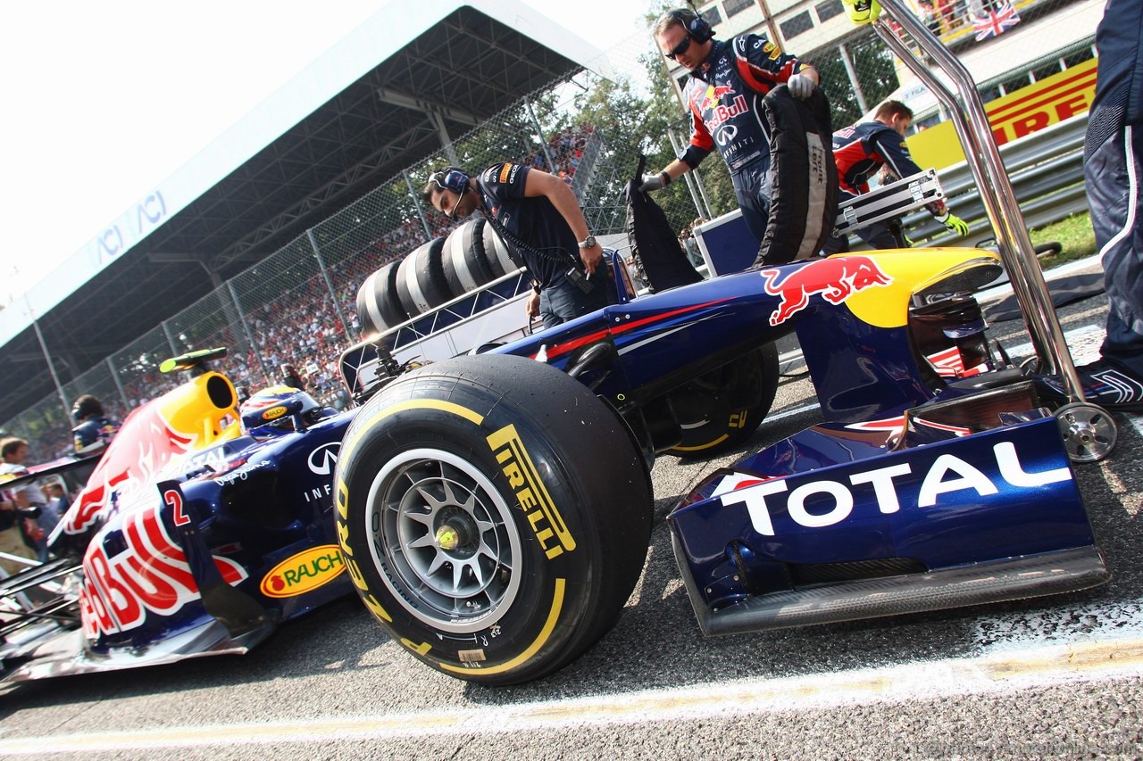 GP ITALIA, 11.09.2011- Gara, Mark Webber (AUS), Red Bull Racing, RB7 