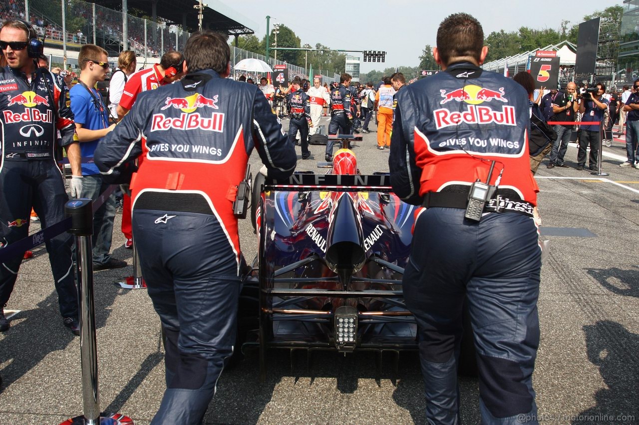 GP ITALIA, 11.09.2011- Gara, Sebastian Vettel (GER), Red Bull Racing, RB7 