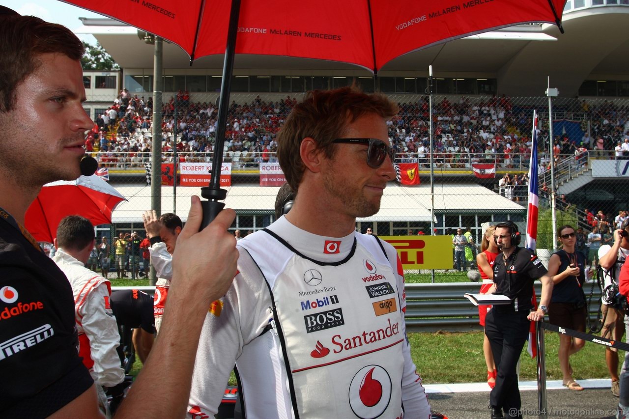 GP ITALIA, 11.09.2011- Gara, Jenson Button (GBR), McLaren  Mercedes, MP4-26 