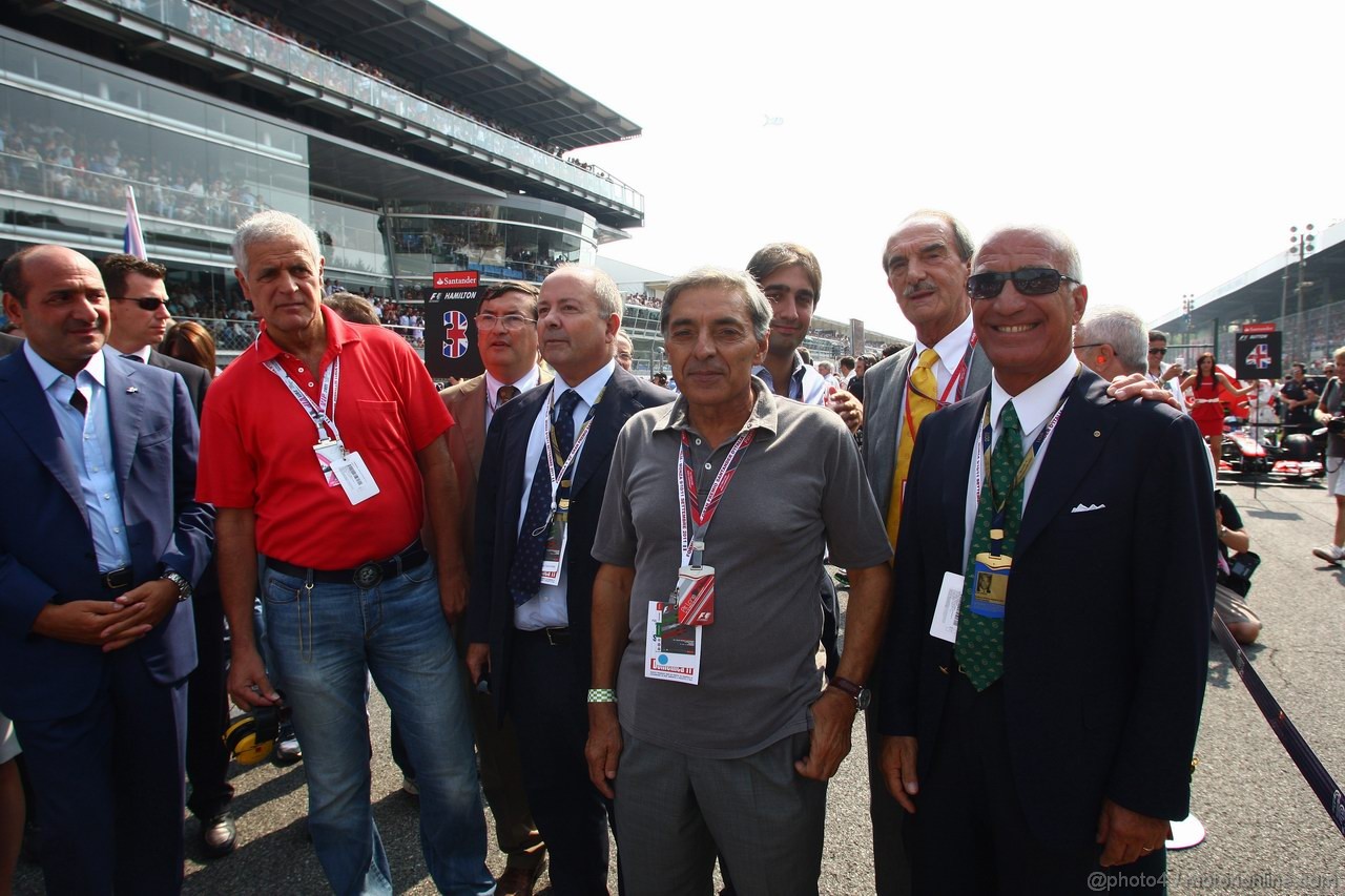 GP ITALIA, 11.09.2011- Gara, Dr. Angelo Sticchi Damiani (ITA) Aci Csai President e Enrico Gelpi, ACI president