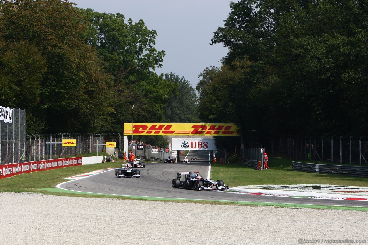 GP ITALIA, 11.09.2011- Gara, Rubens Barrichello (BRA), Williams FW33 