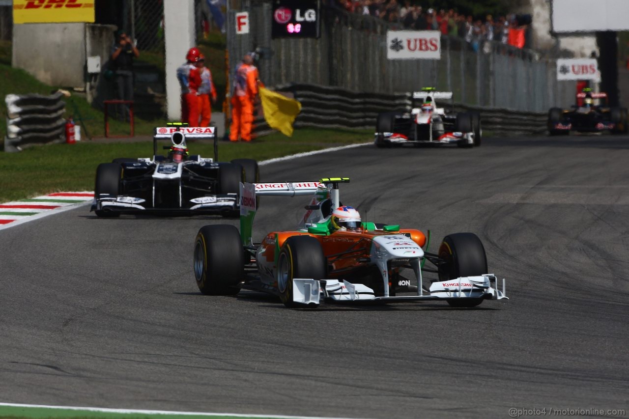 GP ITALIA, 11.09.2011- Gara, Paul di Resta (GBR) Force India VJM04 