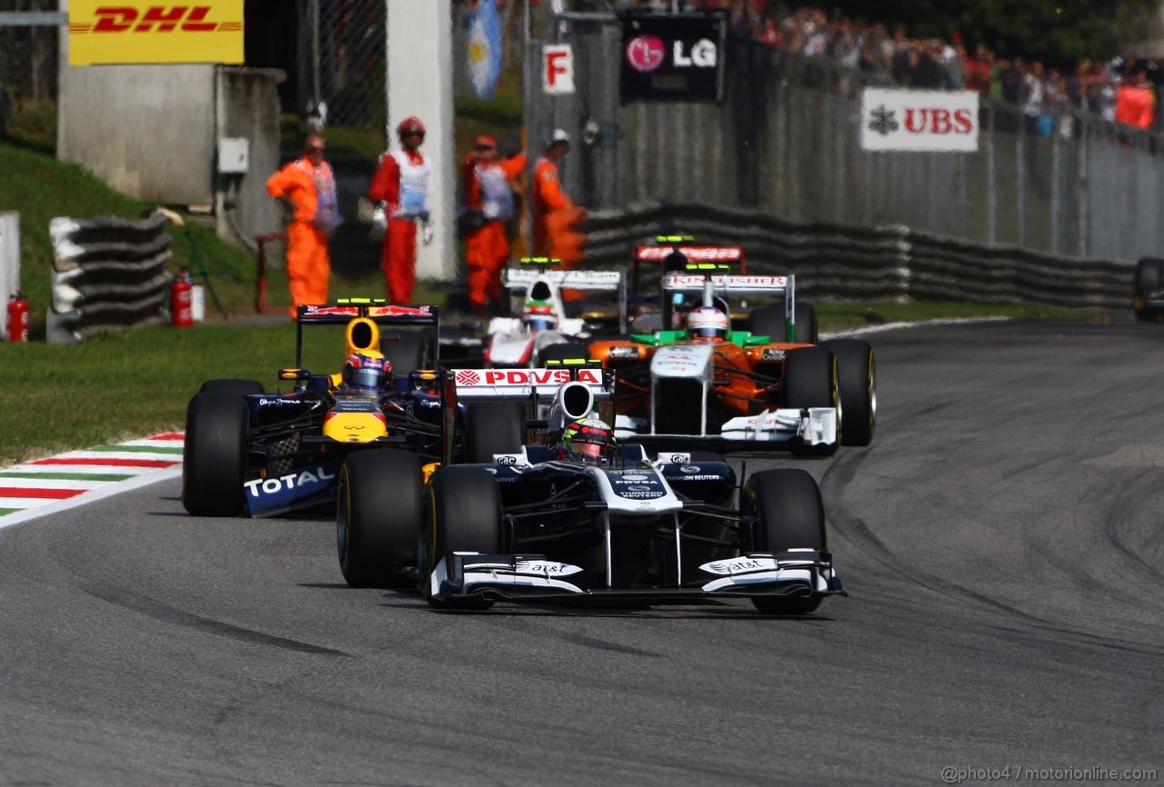 GP ITALIA, 11.09.2011- Gara, Pastor Maldonado (VEN), Williams FW33 
