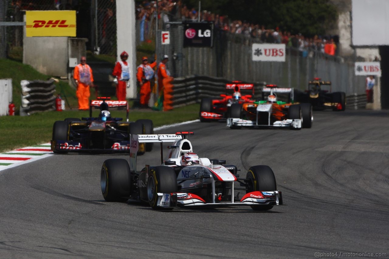 GP ITALIA, 11.09.2011- Gara, Kamui Kobayashi (JAP), Sauber F1 Team C30 