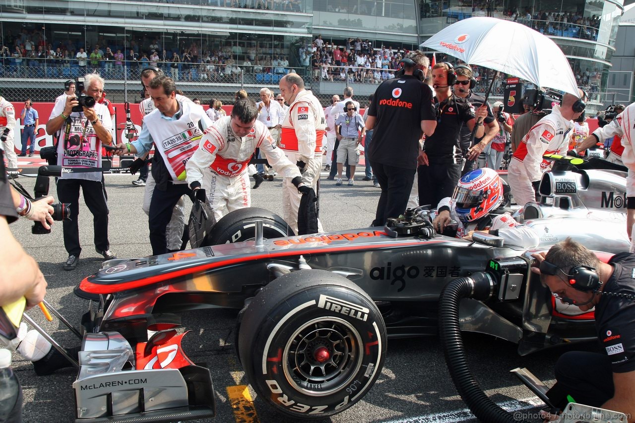 GP ITALIA, 11.09.2011- Gara, Jenson Button (GBR), McLaren  Mercedes, MP4-26 