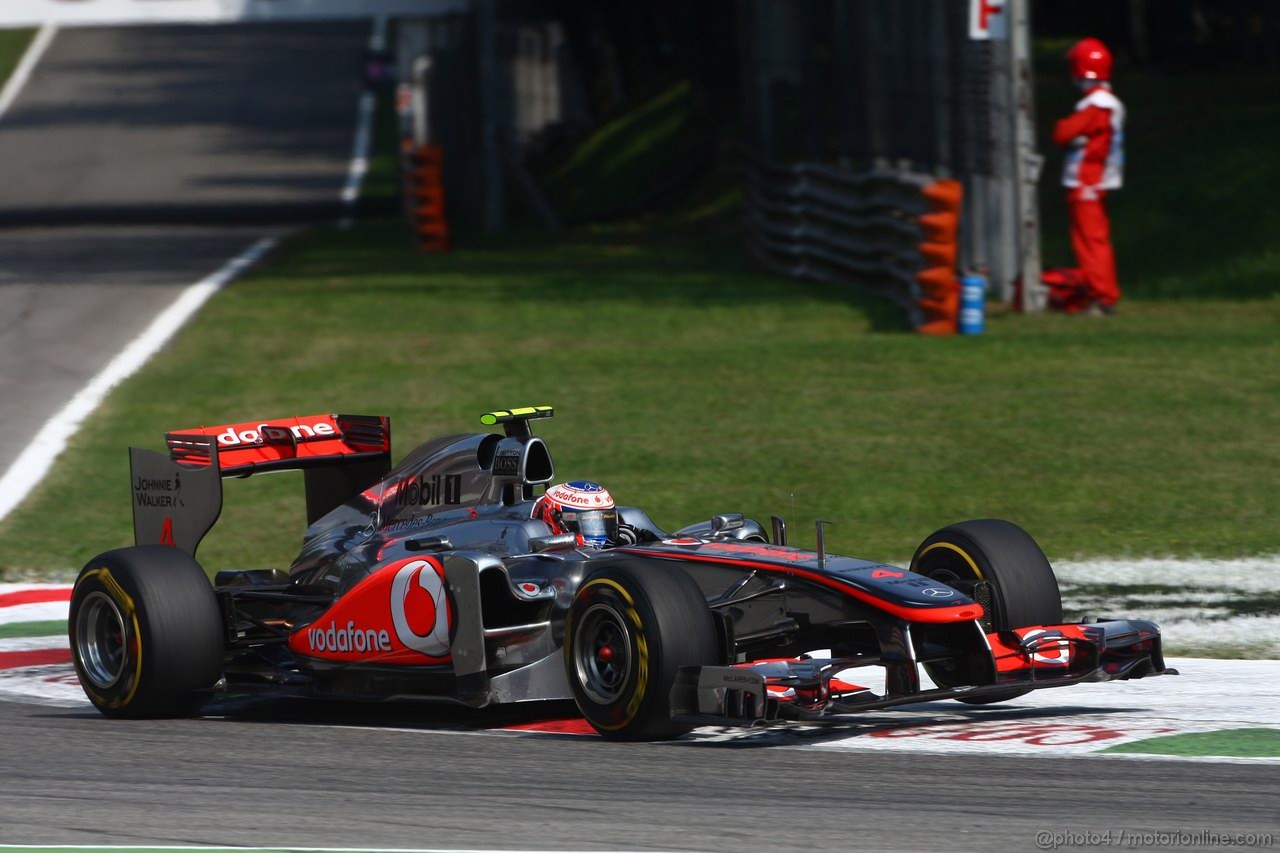 GP ITALIA, 11.09.2011- Gara, Jenson Button (GBR), McLaren  Mercedes, MP4-26 