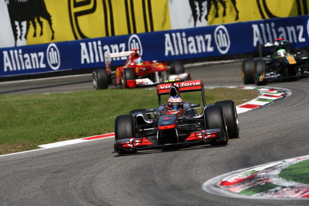 GP ITALIA, 11.09.2011- Gara, Jenson Button (GBR), McLaren  Mercedes, MP4-26 0 Italia terzo 