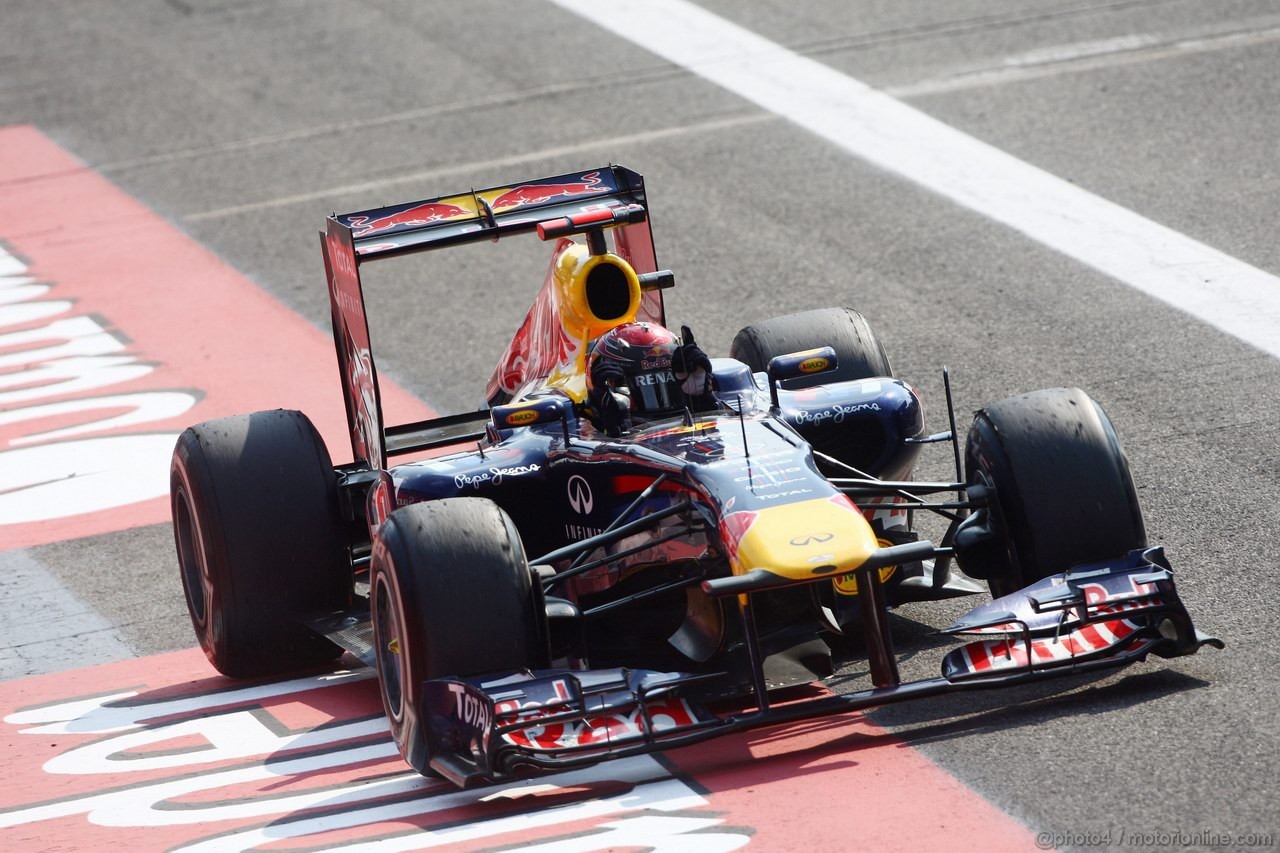 GP ITALIA, 11.09.2011- Gara, Sebastian Vettel (GER), Red Bull Racing, RB7 vincitore
