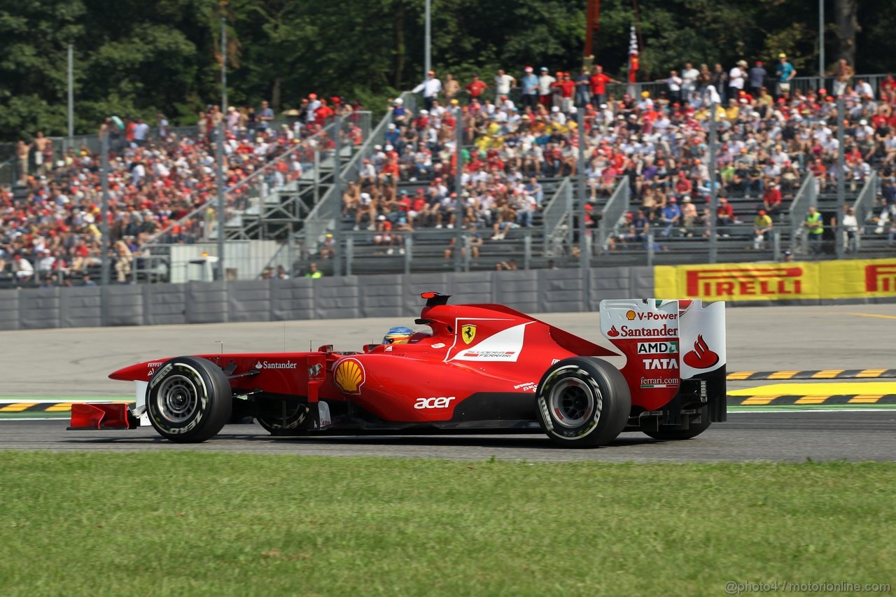 GP ITALIA, 11.09.2011- Gara, Fernando Alonso (ESP), Ferrari, F-150 Italia 