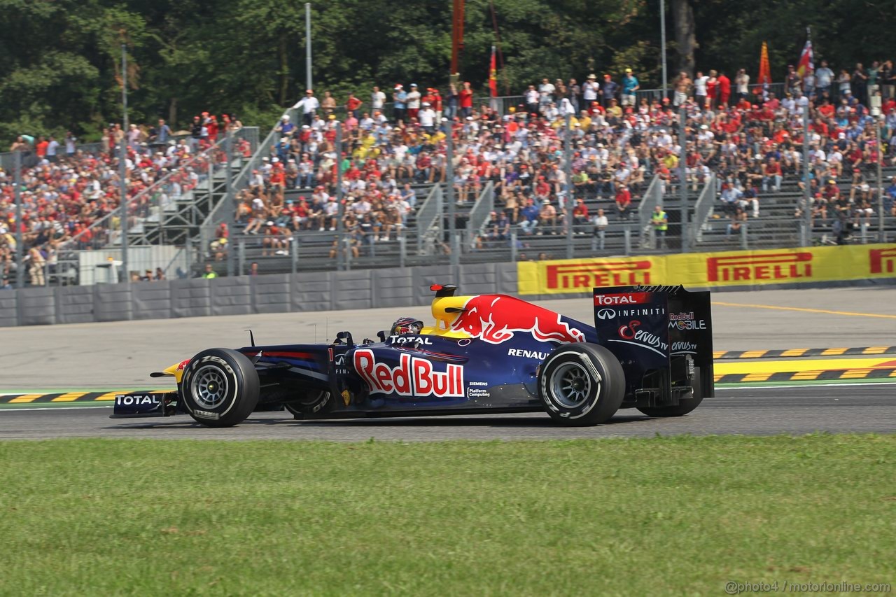 GP ITALIA, 11.09.2011- Gara, Sebastian Vettel (GER), Red Bull Racing, RB7 